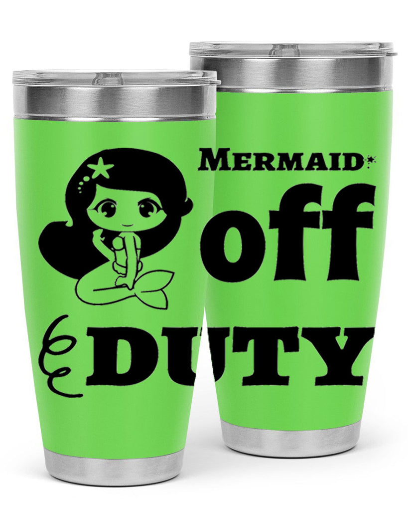 Mermaid off duty 434#- mermaid- Tumbler