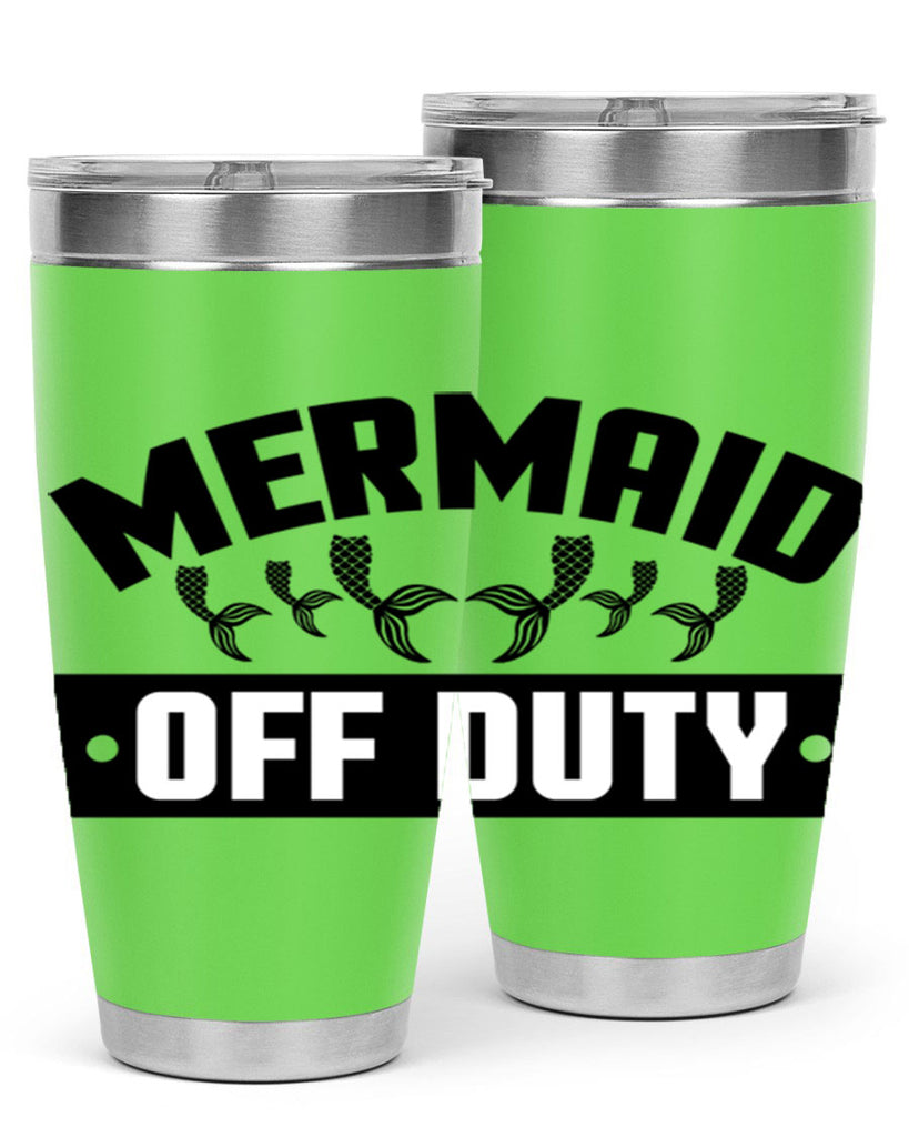 Mermaid off duty 437#- mermaid- Tumbler