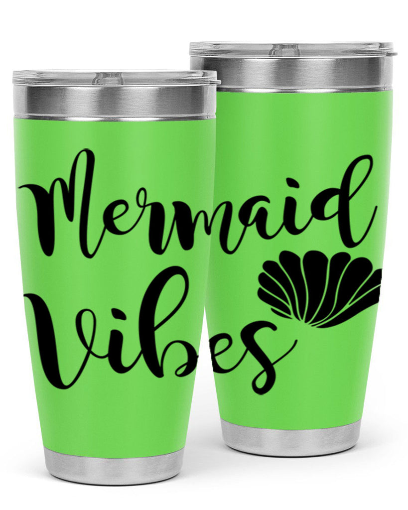 Mermaid vibes 464#- mermaid- Tumbler