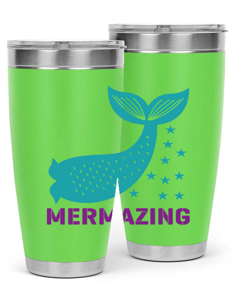 Mermazing 502#- mermaid- Tumbler
