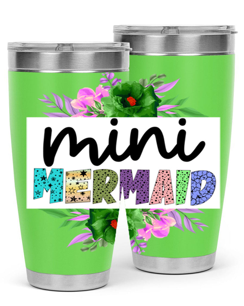 Mini Mermaid 505#- mermaid- Tumbler