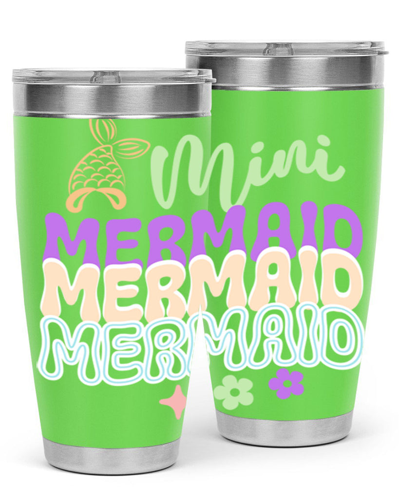 Mini Mermaid 509#- mermaid- Tumbler