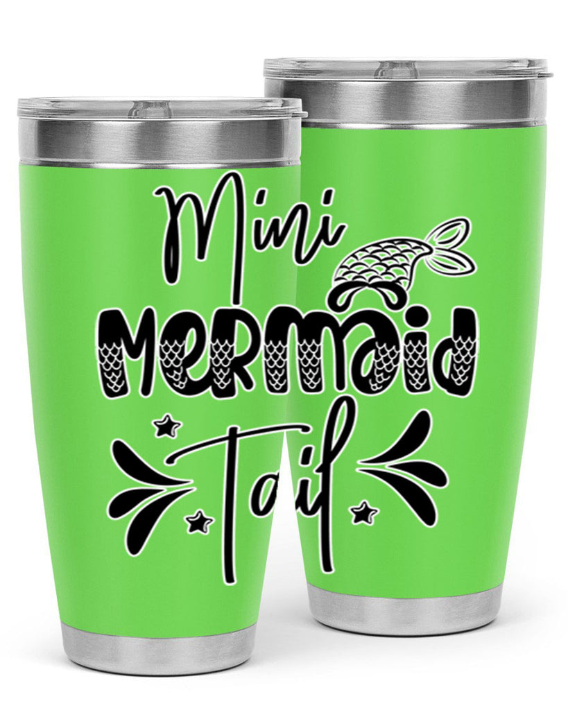 Mini Mermaid Tail 513#- mermaid- Tumbler