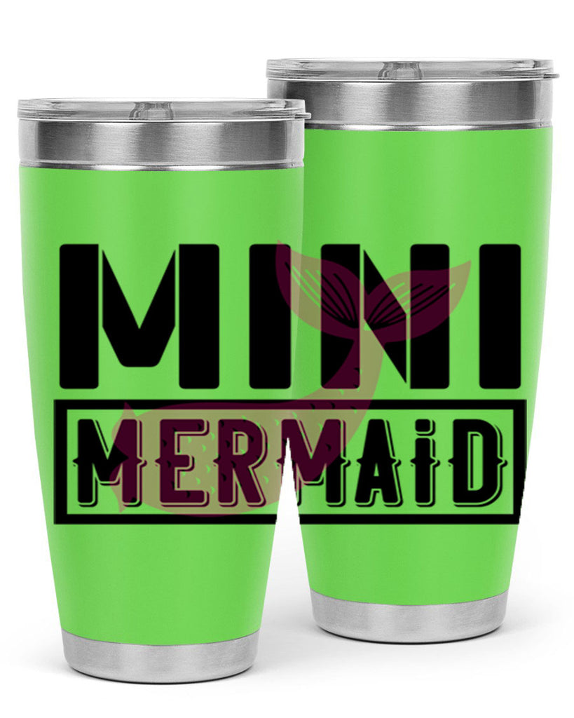 Mini mermaid 504#- mermaid- Tumbler