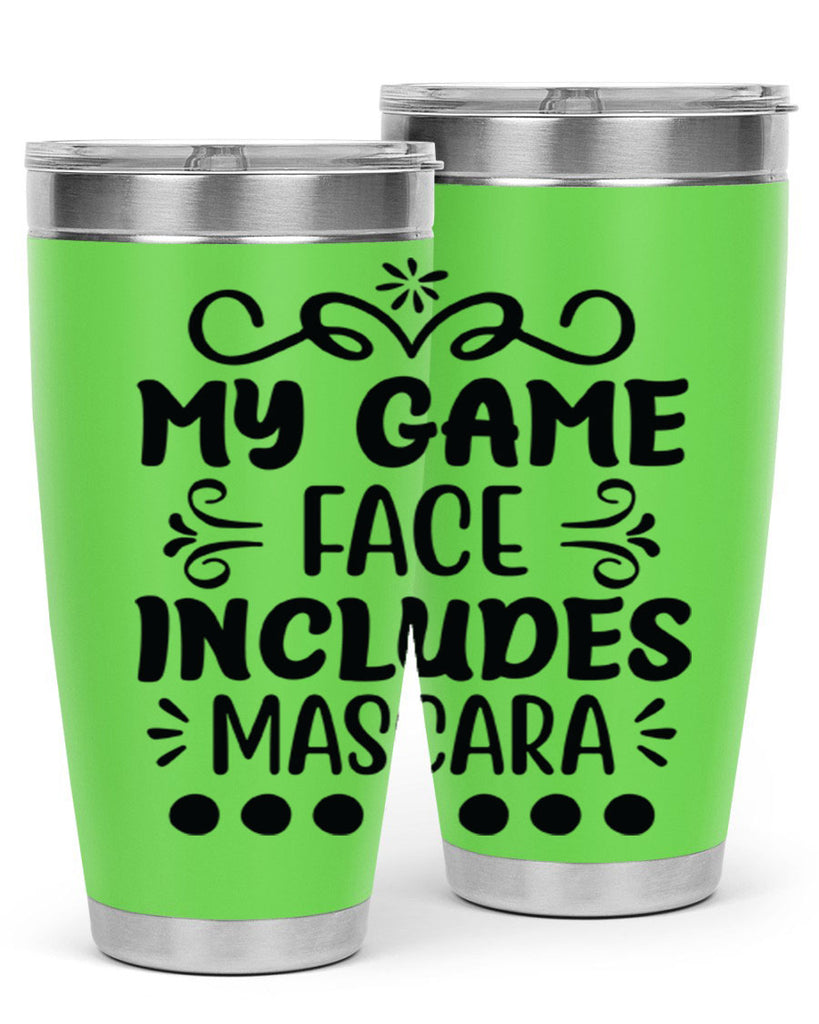 My Game Face Includes Mascara 128#- fashion- Cotton Tank
