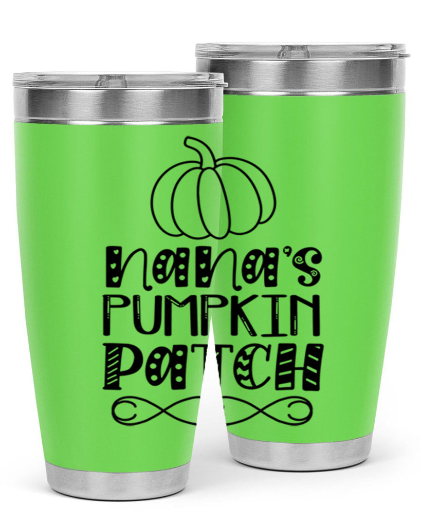 Nana s Pumpkin Patch 439#- fall- Tumbler