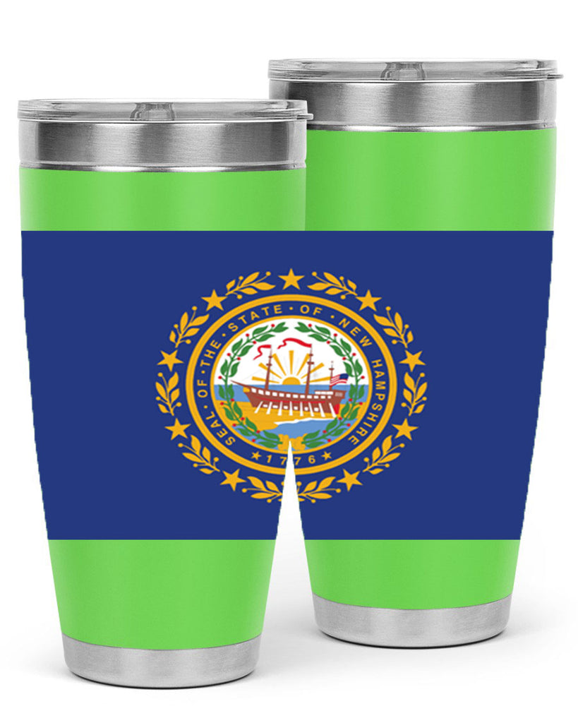 New Hampshire 23#- Us Flags- Tumbler