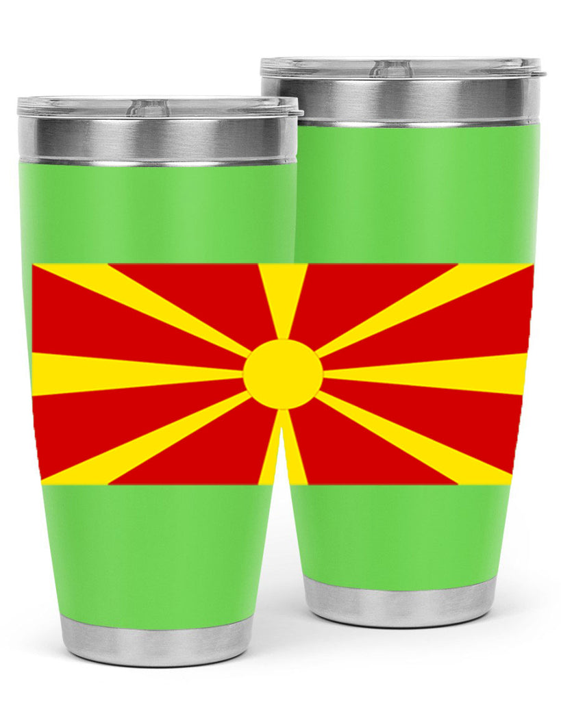 North Macedonia 69#- world flags- Tumbler