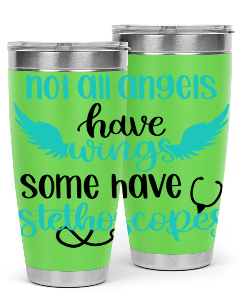 Not All Angels Have Style Style 127#- nurse- tumbler