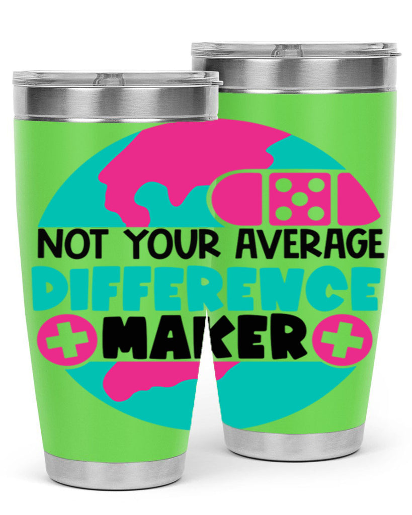 Not Your Averange Difference Maker Style Style 122#- nurse- tumbler