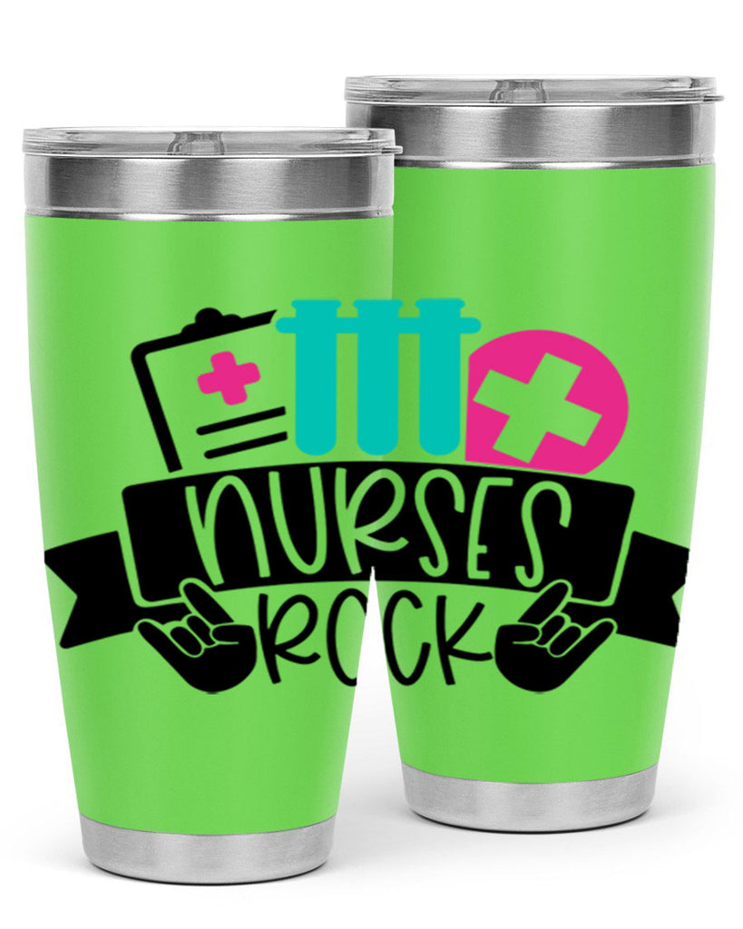 Nurses Rock Style Style 78#- nurse- tumbler