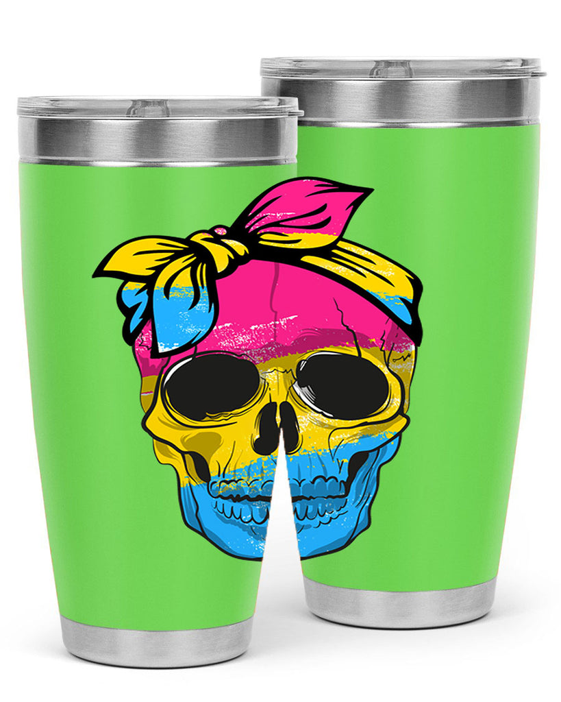 Pansexual Lgbtq Skull Gay Pride Png 30#- lgbt- Tumbler