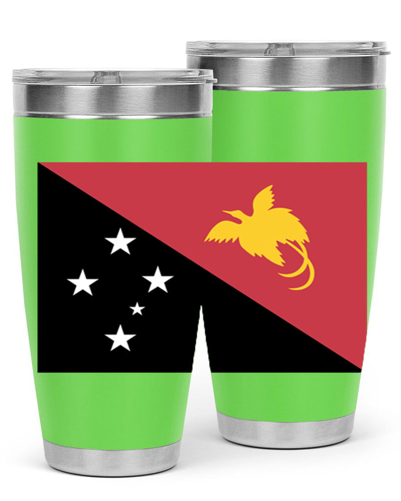 Papua New Guinea 62#- world flags- Tumbler