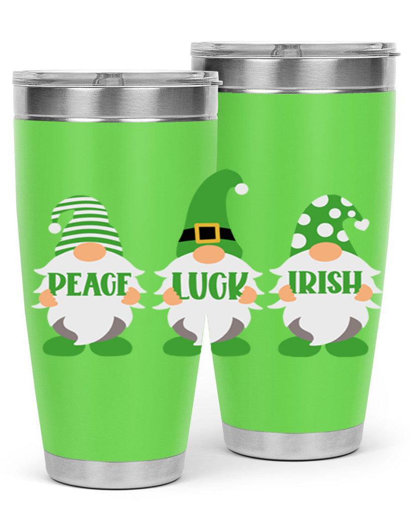 Peace Luck Irish Style 41#- St Patricks Day- Tumbler