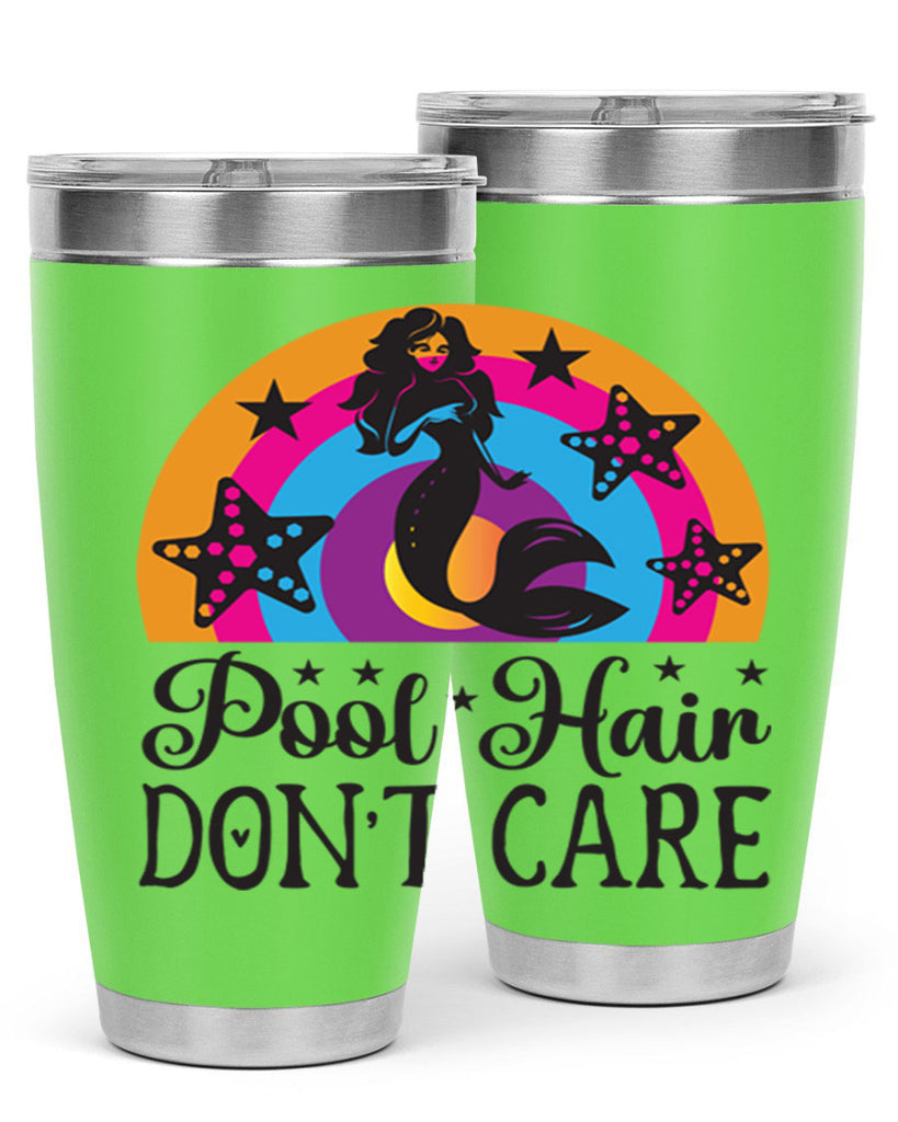 Pool hair dont care 542#- mermaid- Tumbler