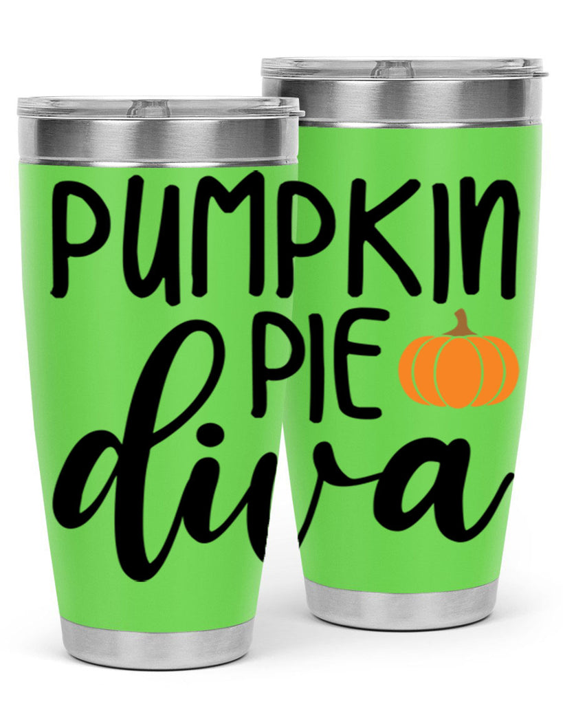 Pumpkin Pie Diva 532#- fall- Tumbler