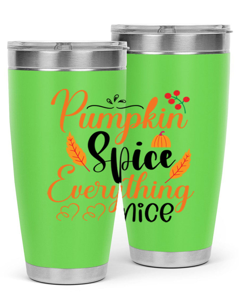 Pumpkin Spice Everything Nice 543#- fall- Tumbler