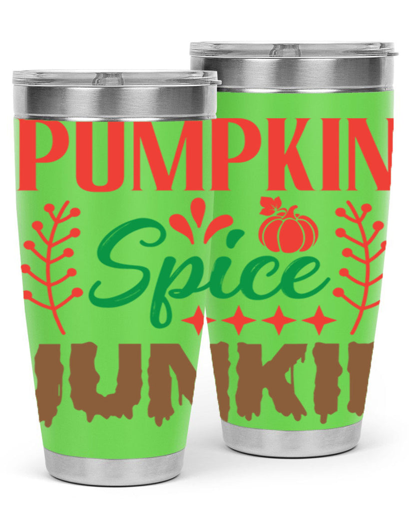 Pumpkin Spice Junkie 547#- fall- Tumbler