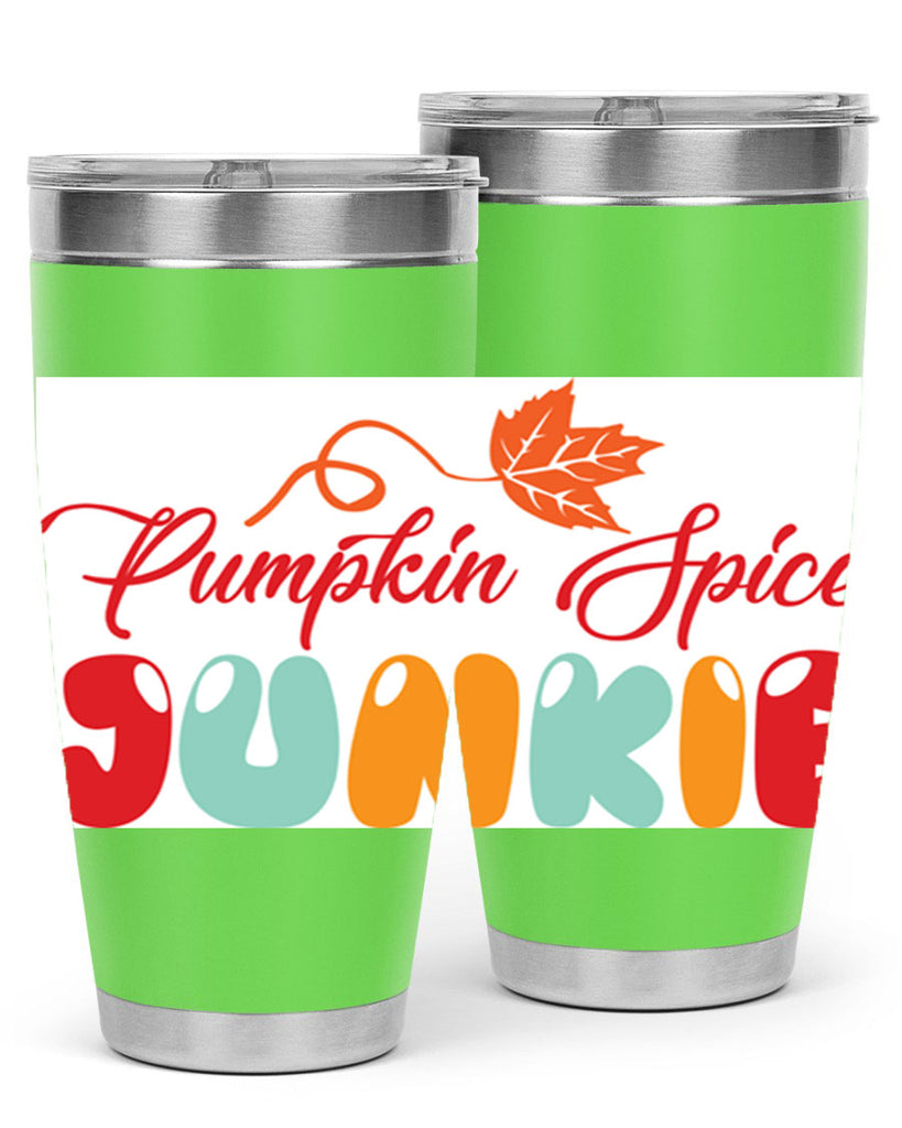 PumpkinSpiceJunkiedesign 569#- fall- Tumbler