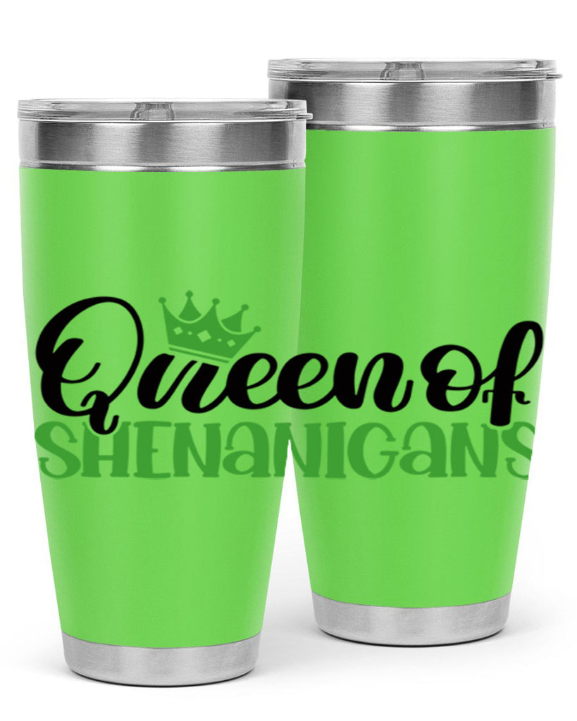 Queen Of Shenanigans Style 36#- St Patricks Day- Tumbler