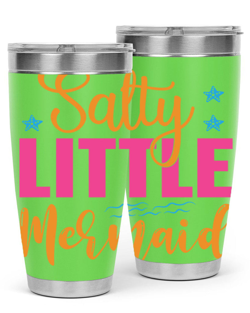 Salty Little Mermaid Design 574#- mermaid- Tumbler