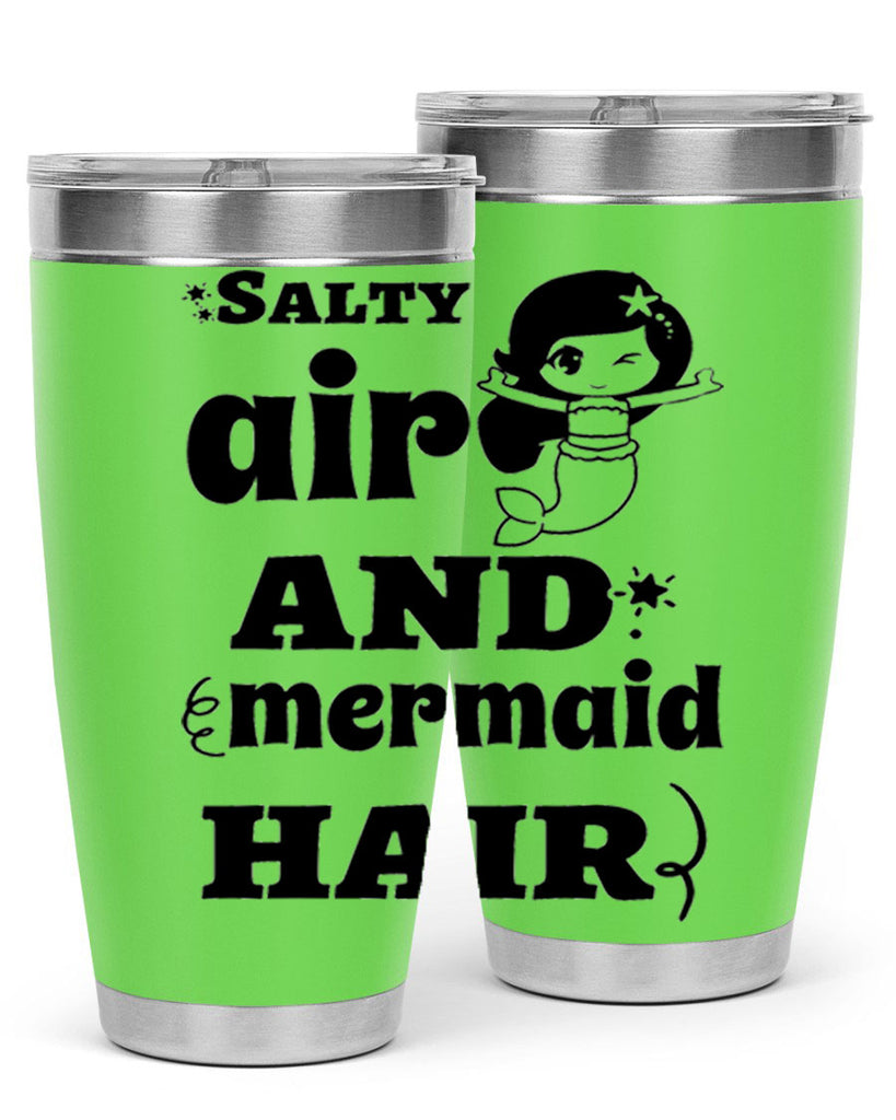 Salty air and mermaid hair 567#- mermaid- Tumbler
