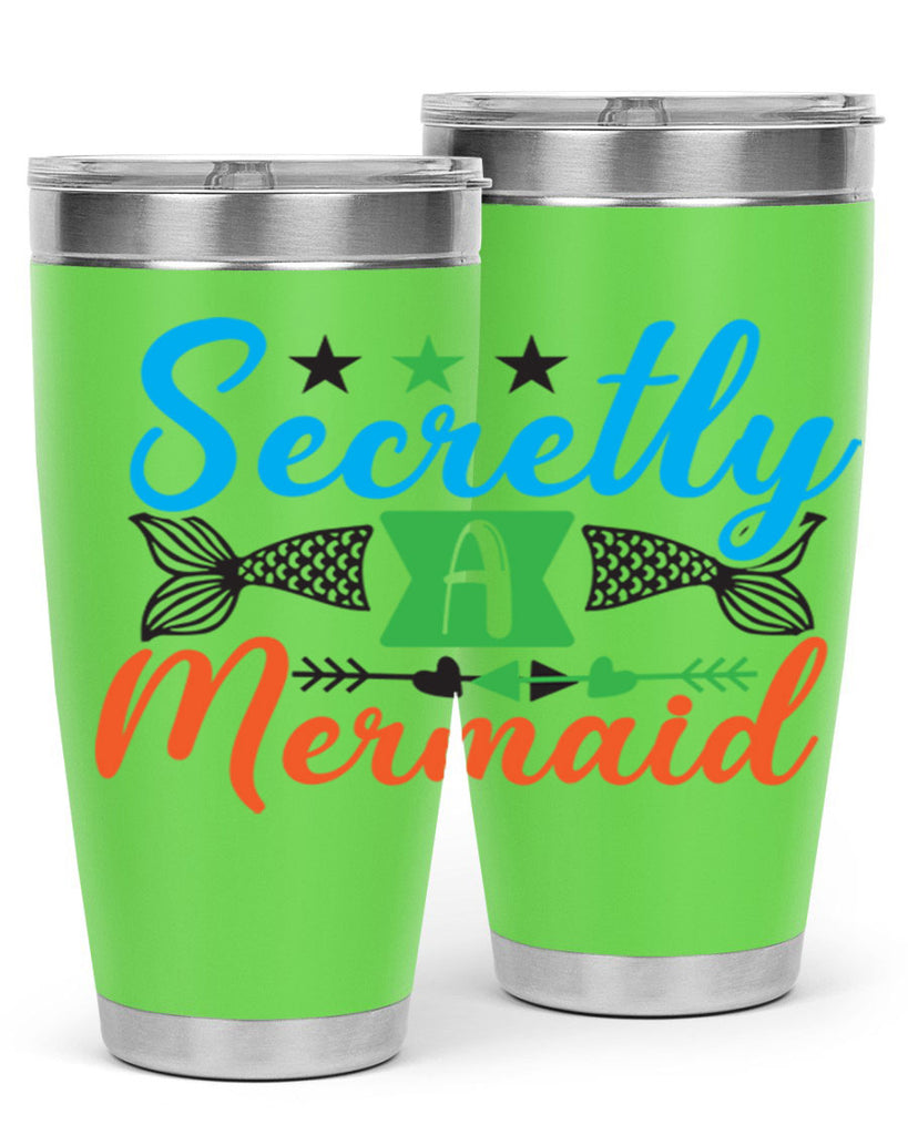 Secretly A Mermaid 582#- mermaid- Tumbler