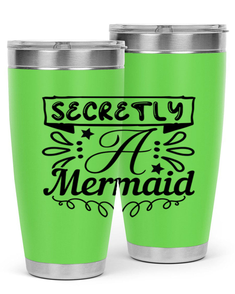 Secretly a mermaid 579#- mermaid- Tumbler