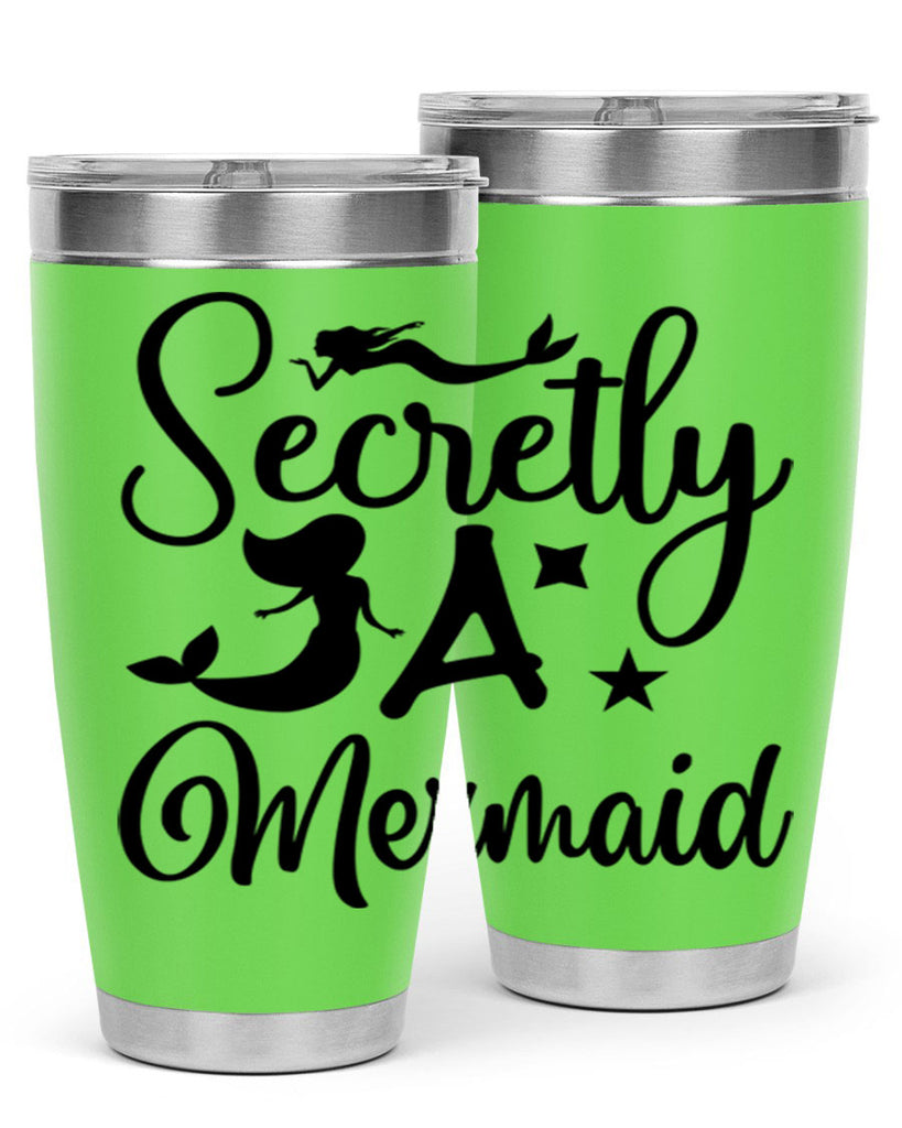 Secretly a mermaid 580#- mermaid- Tumbler