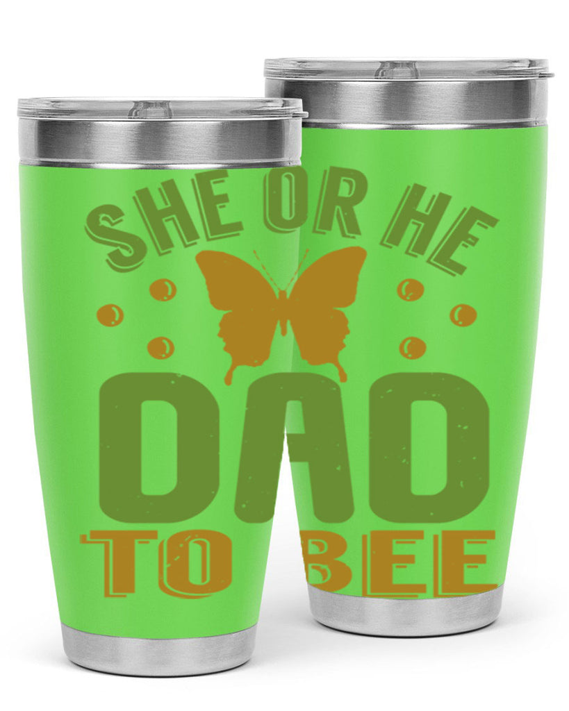 She or He Dad to bee Style 172#- baby- tumbler