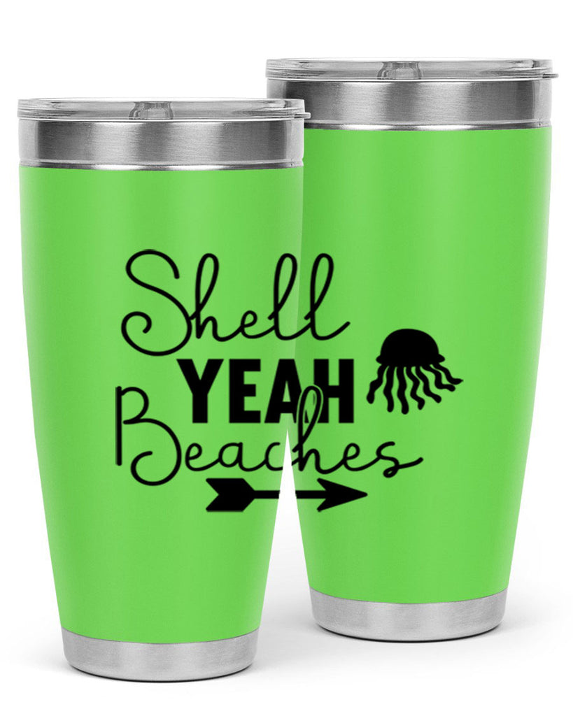 Shell Yeah Beaches 588#- mermaid- Tumbler