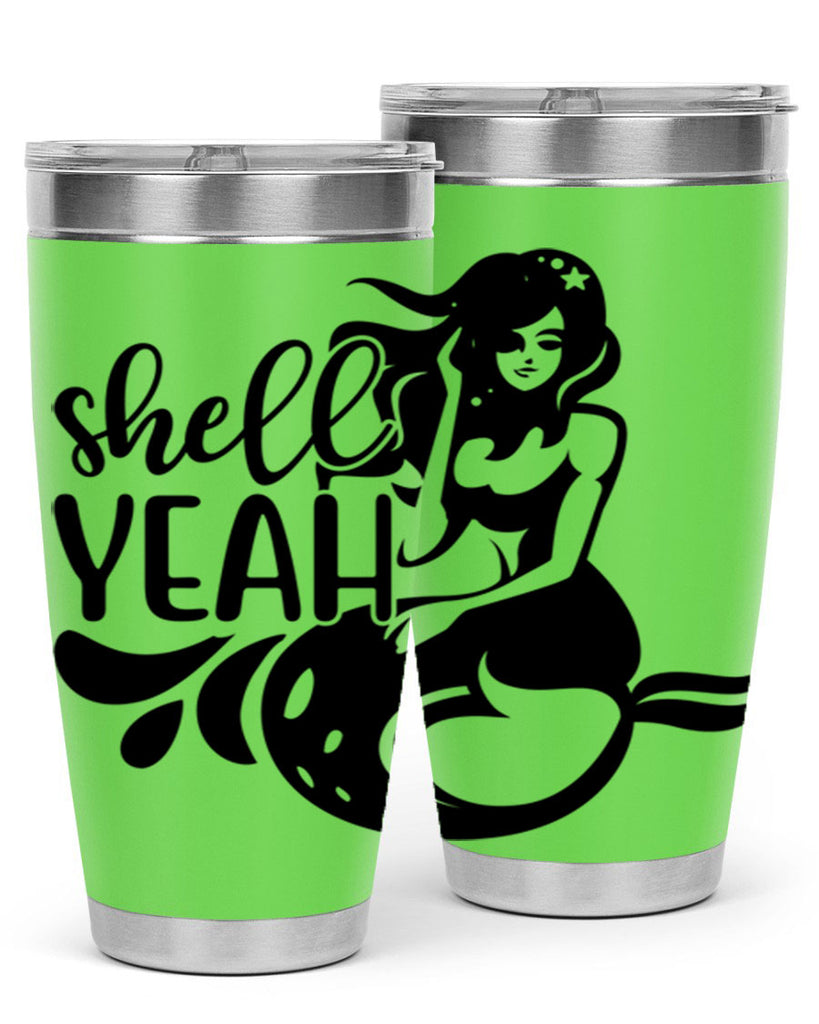 Shell yeah 596#- mermaid- Tumbler