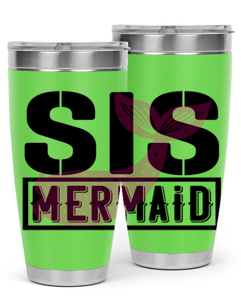 Sis mermaid 599#- mermaid- Tumbler