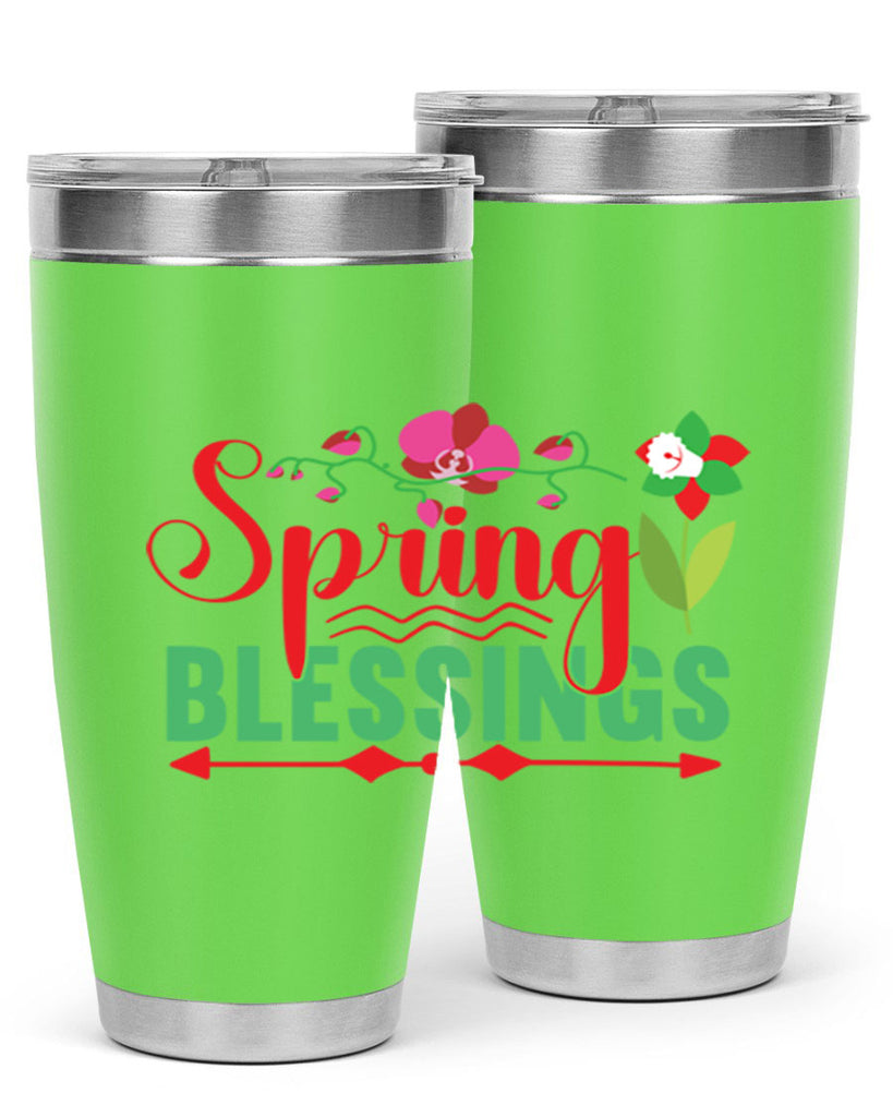 Spring Blessings 418#- spring- Tumbler