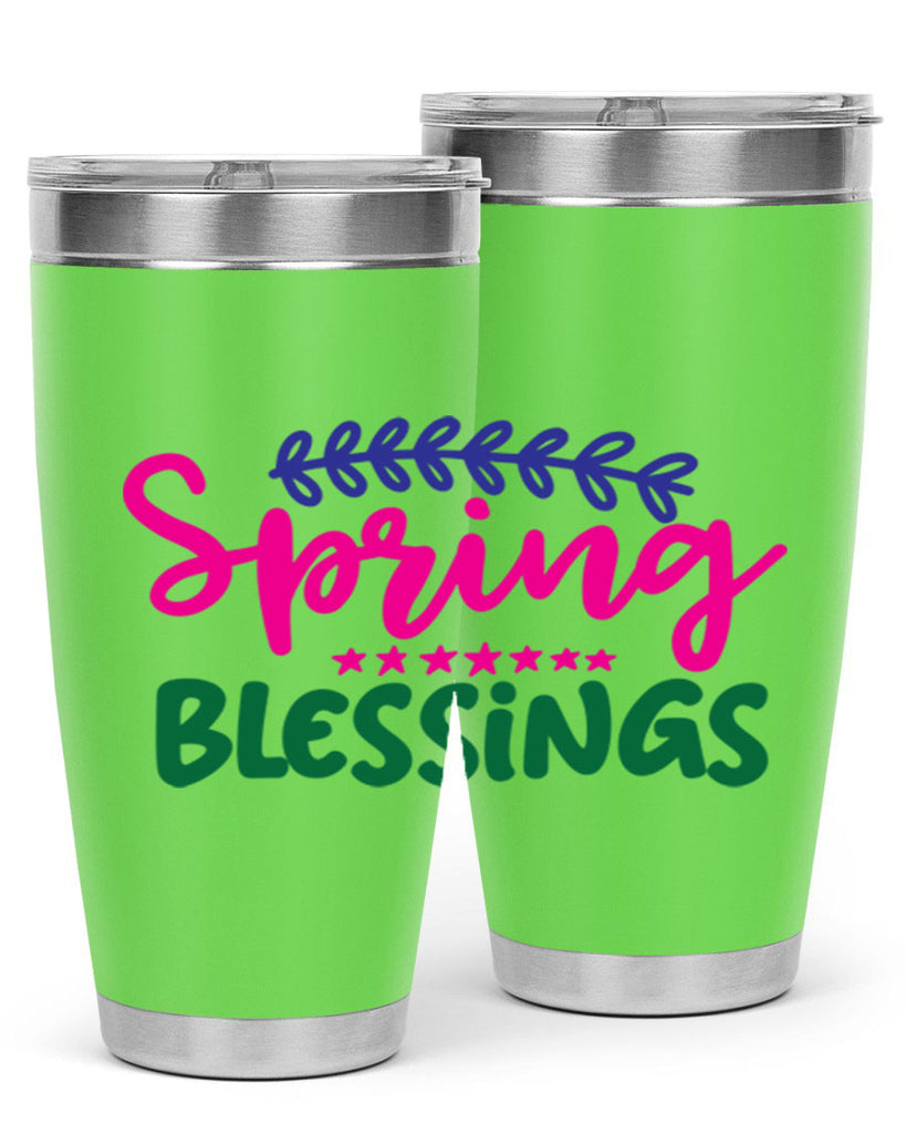 Spring Blessings 419#- spring- Tumbler