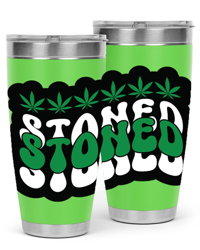 Stoned 255#- marijuana- Tumbler