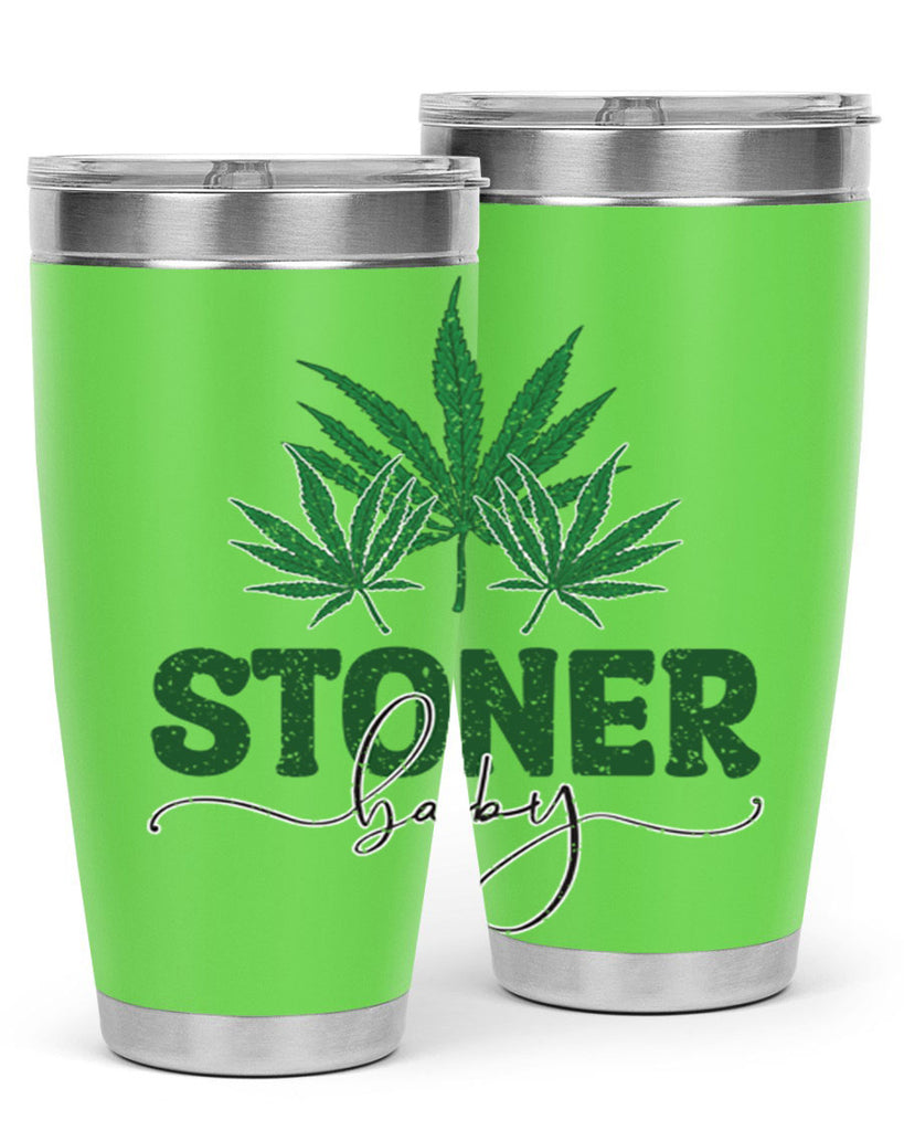 Stoner Baby Sublimation 261#- marijuana- Tumbler