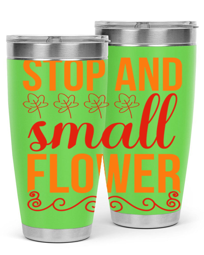 Stop and small flower 522#- spring- Tumbler