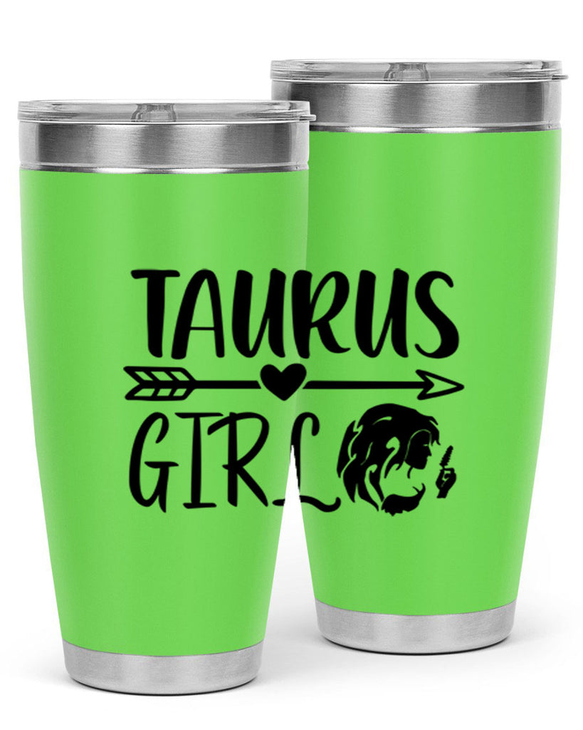 Taurus girl 498#- zodiac- Tumbler