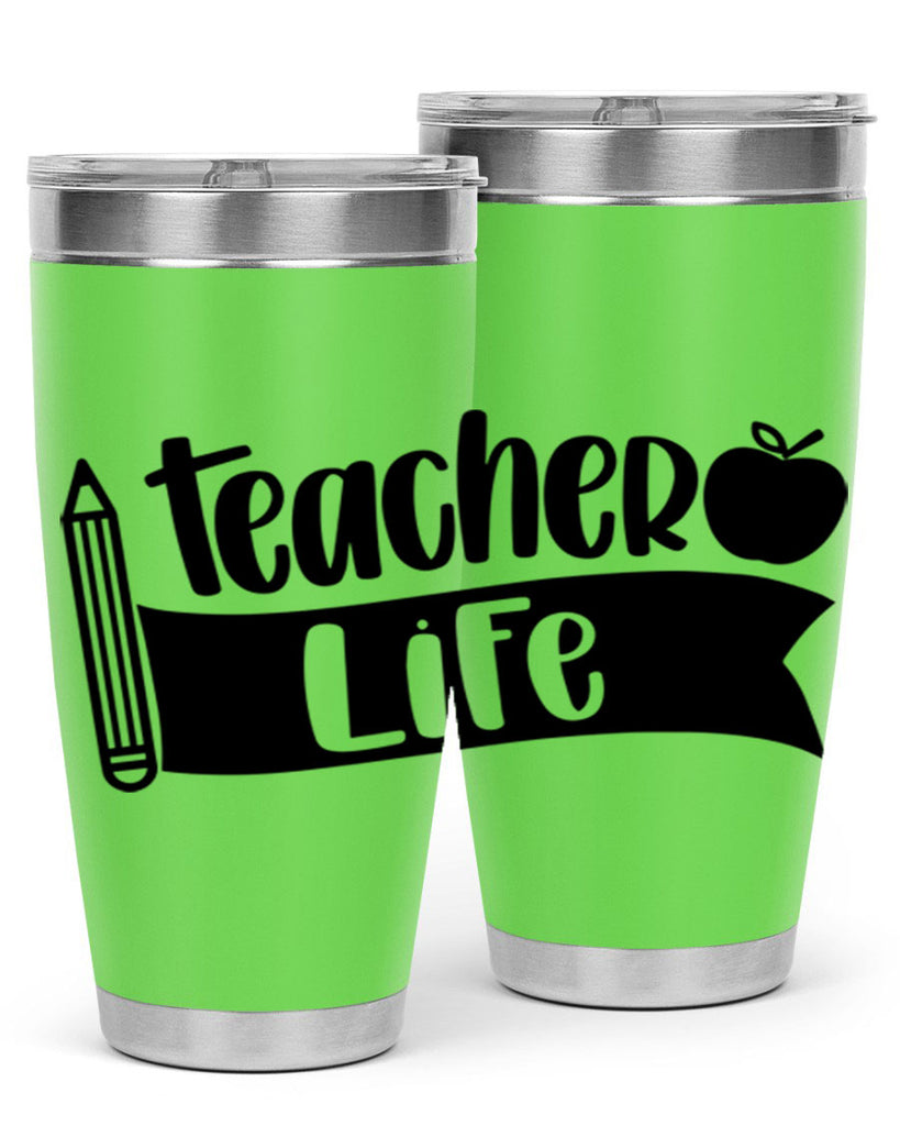 Teacher Life Style 52#- teacher- tumbler