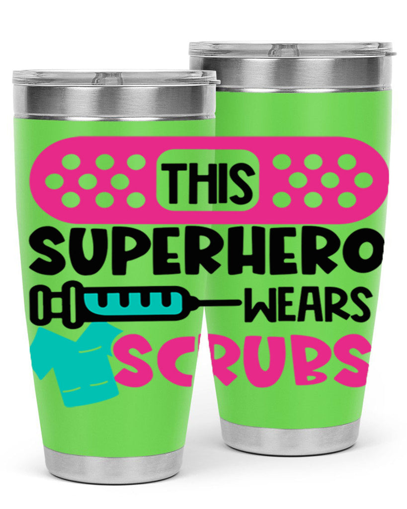 This Superhero Wears Scrubs Style Style 20#- nurse- tumbler