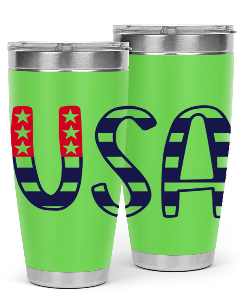 USA Style 184#- Fourt Of July- Tumbler