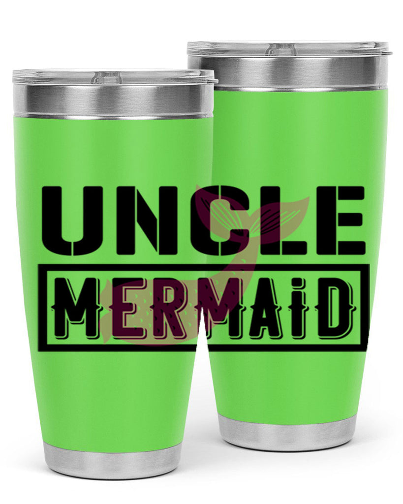 Uncle mermaid 634#- mermaid- Tumbler