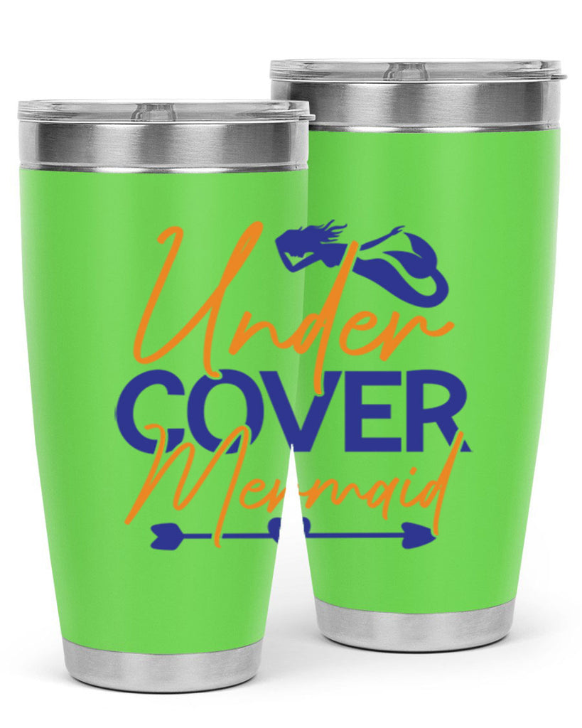 Under Cover Mermaid 636#- mermaid- Tumbler