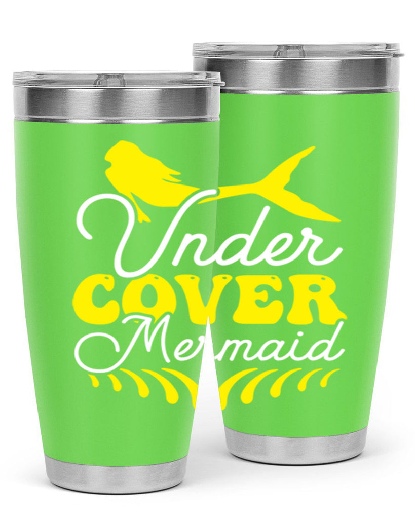 Under Cover Mermaid 637#- mermaid- Tumbler