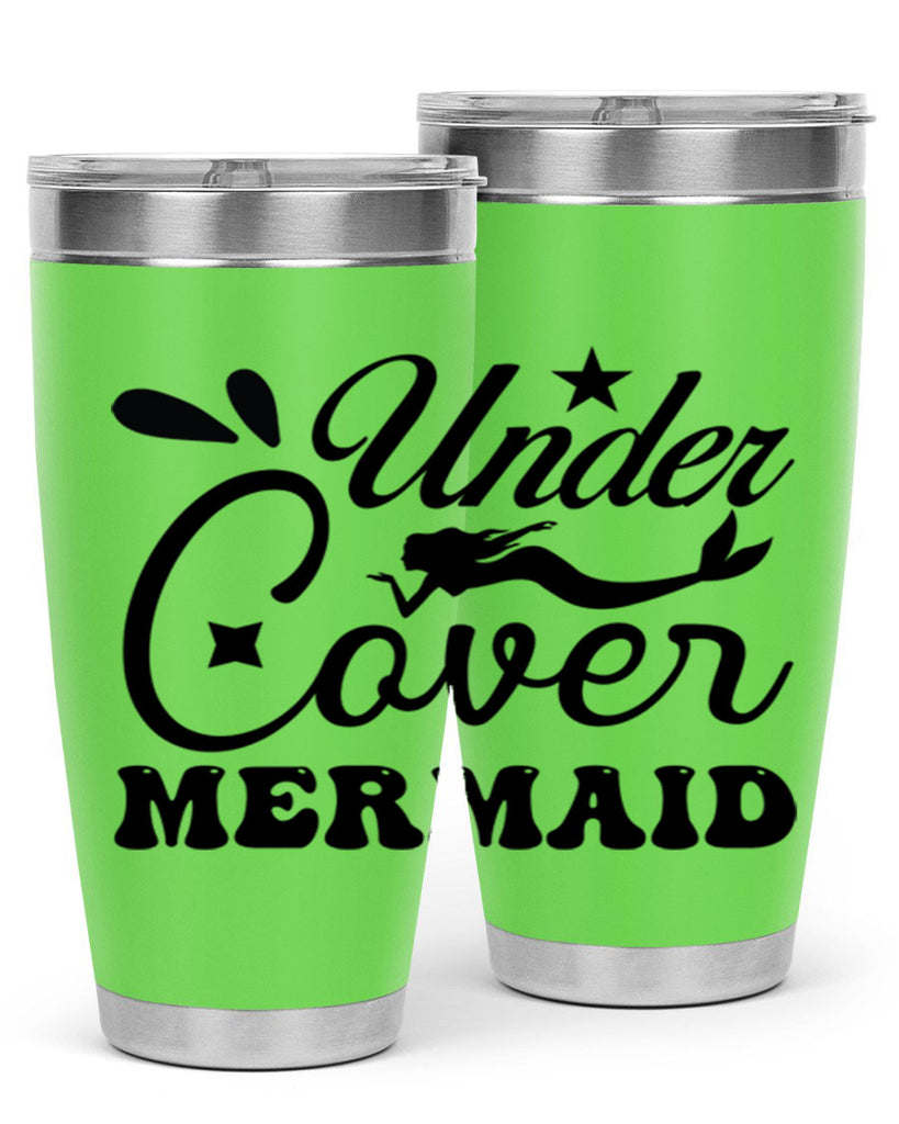 Under cover mermaid 646#- mermaid- Tumbler