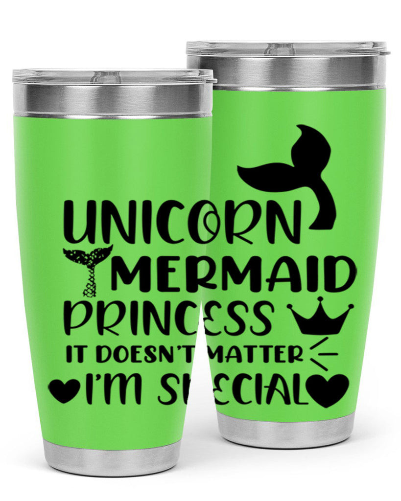 Unicorn Mermaid princess it doesnt 662#- mermaid- Tumbler