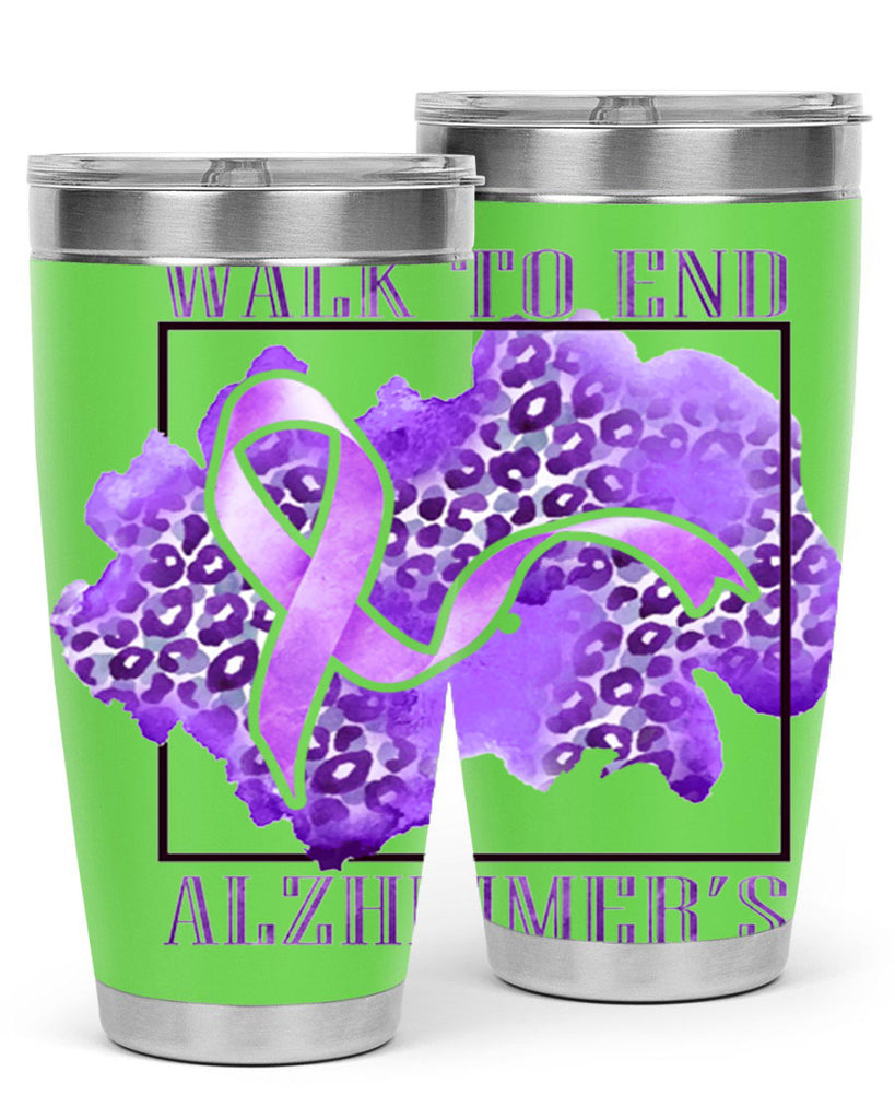 Walk o End AlzheimerS Purple Ribbon 220#- alzheimers- Cotton Tank