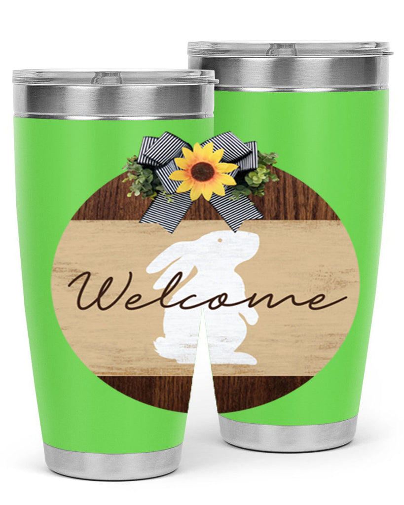 Welcome Bunny Mockup568#- spring- Tumbler