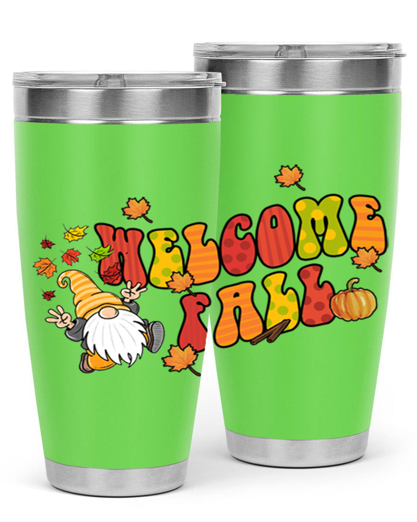 WelcomeFallGnome 637#- fall- Tumbler